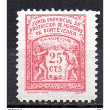 Sello junta provincial de menores de pontevedra