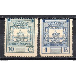 2sellos  caja de ahorro infantil de cadiz