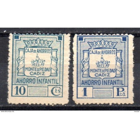 2sellos  caja de ahorro infantil de cadiz