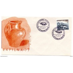 Carta con matasellos commemorativo exfilna 1977 las palmas de gran canarias