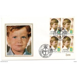 Carta con matasellos commemorativo homenaje a su majestad principe