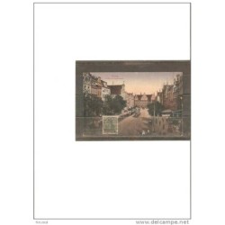 Tarjeta postal con  cuño danzing