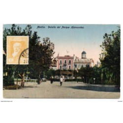 Postal de Melilla   parque hernandez