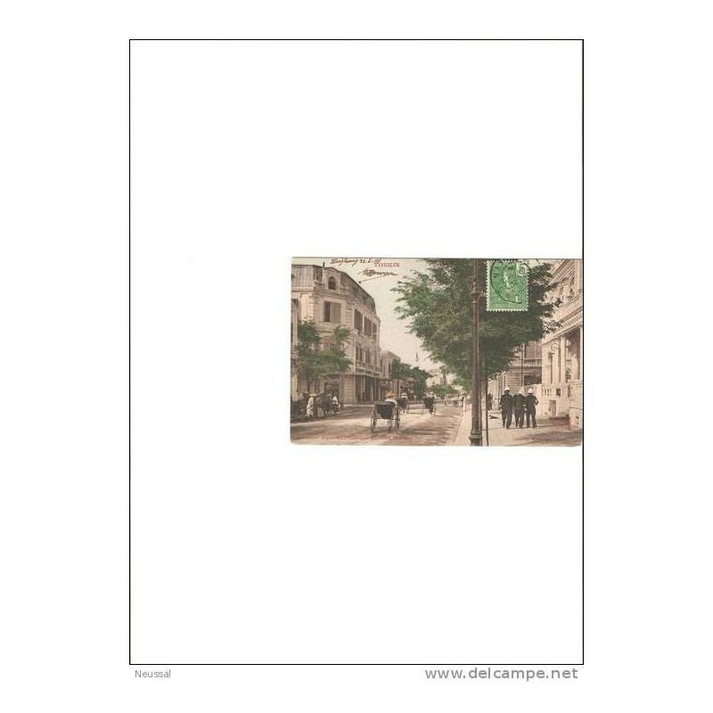 Tarjeta postal de tonkin a paris Tarjeta postal de tonkin a paris