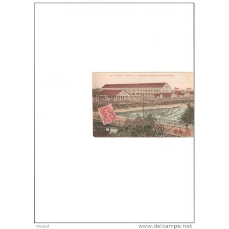 Tarjeta postal de tonkin  1912 a paris