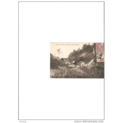 Tarjeta postal de indochina entrada de la puerta de china y la gran muralla