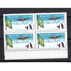 Sello n 1829 en bloque de 4  brasil