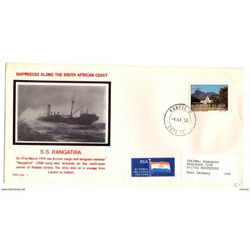 Carta de south africa de 1990 Carta de south africa de 1990