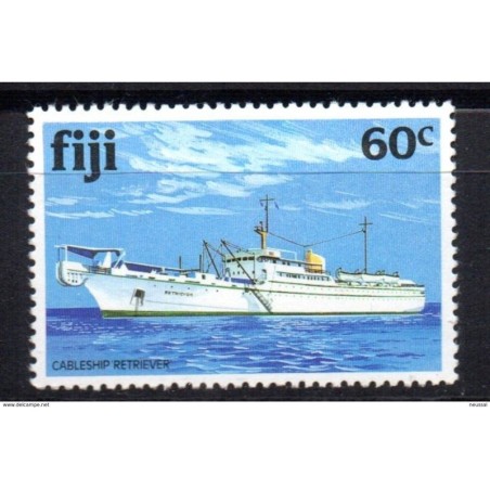 Sello  n 444  Fiji