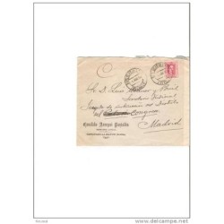 Carta con cuño sanlucar la mayor  sevilla