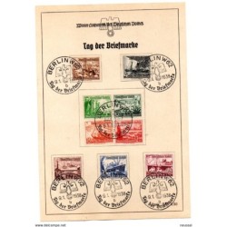 Serie de alemania imperio en matasellos commemorativo