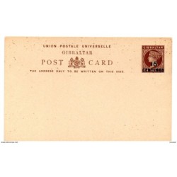 Tarjeta postal de gibraltar  15 centimos