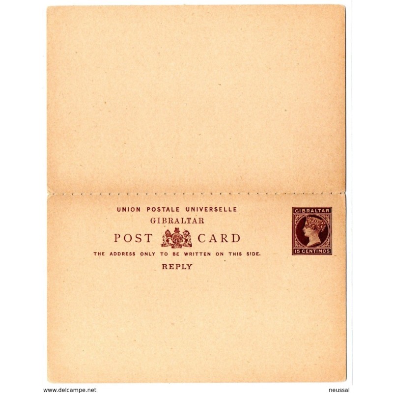 2 tarjetas dobles Gibraltar escaneadas ambas caras 2 tarjetas dobles Gibraltar escaneadas ambas caras