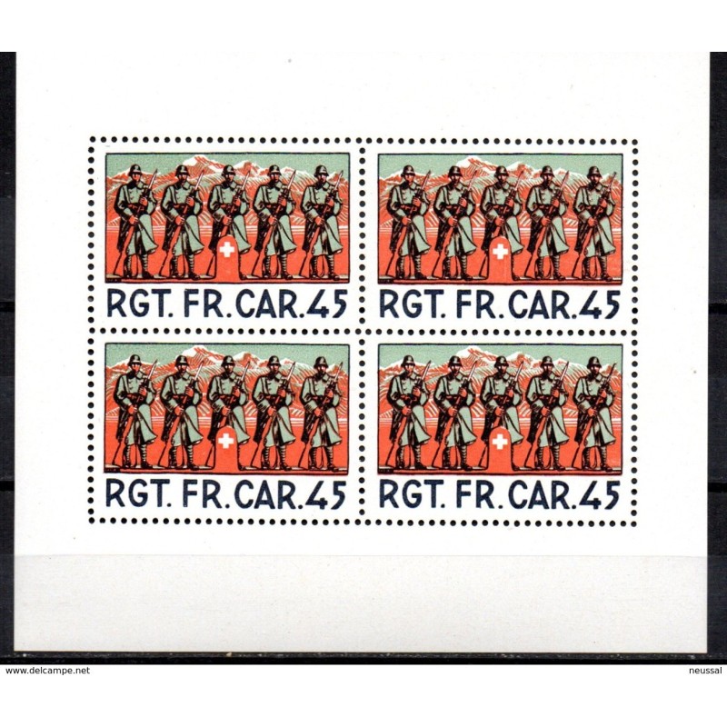 Sello en hb RGTFRCar45 Suiza Sello en hb RGTFRCar45 Suiza