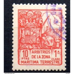 Sello  arbitrios de la zona maritima
