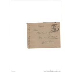 Carta de alemania con cuño bruchsal