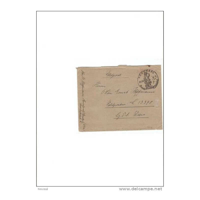 Carta de alemania con cuño bruchsal Carta de alemania con cuño bruchsal