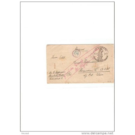 Carta de alemania con cuño bruchsal 1944