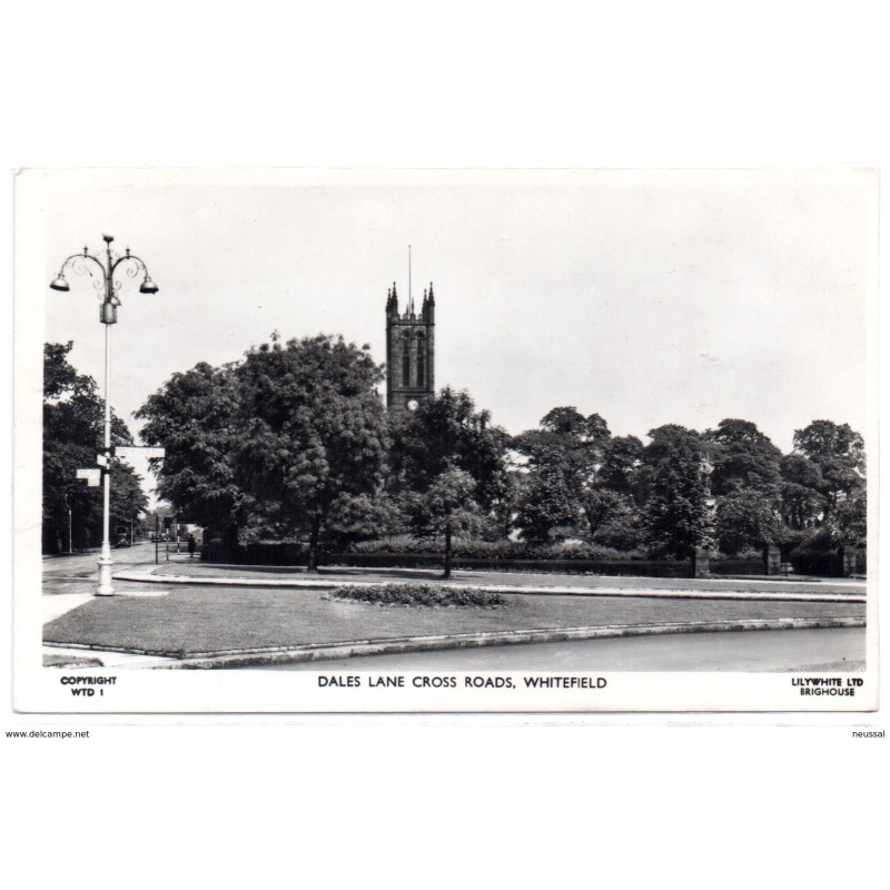 Tarjeta postal de dales lane cross whitefield Tarjeta postal de dales lane cross whitefield