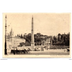 Tarjeta postal de piazza del popolo e pincio Roma
