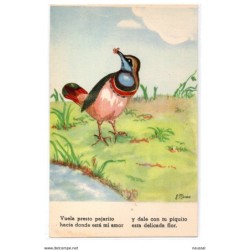 Tarjeta  de pajaro