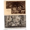 2 tarjetas postales de roma
