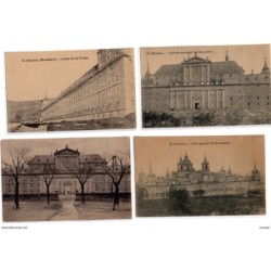 Lote de 6 tarjetas postales de El escorial