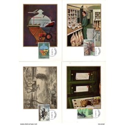 Serie de tarjetas maximas de 1976