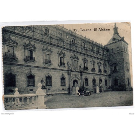 Postal  de toledo El alcazar
