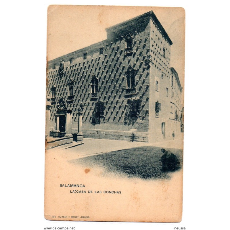 Postal de salamanca casa de las conchas Postal de salamanca casa de las conchas