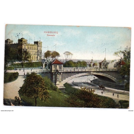 Postal  de hamburgo seewarte