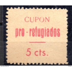 Viñeta de cupon pro refugiados 5cts