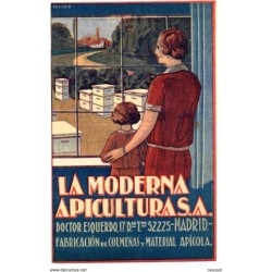 Tarjeta plubicidad  la moderna apicultura