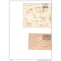 2 cartas con viñetas