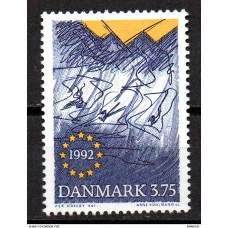 Sello  n 1041 Dinamarca