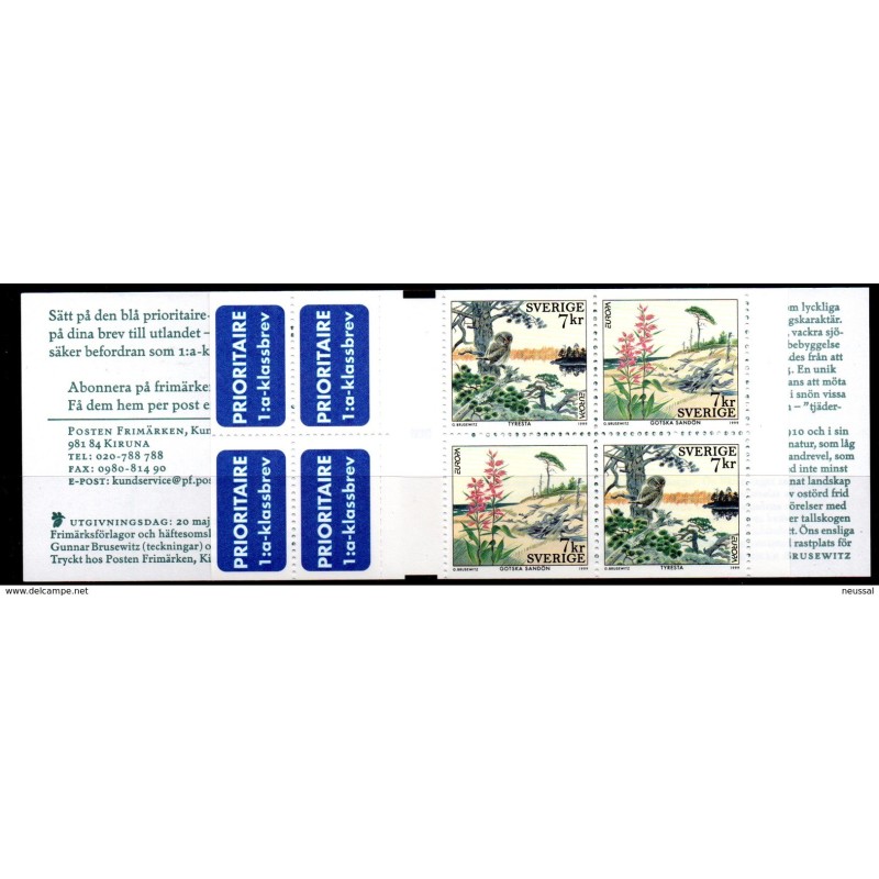 Carnet n 2104 Suecia Carnet n 2104 Suecia