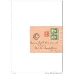 Carta de  francia de 1938