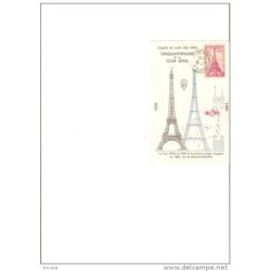 Tarjeta postal de francia 1939