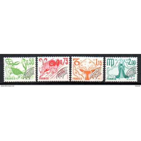 Serie timbres preobliteres  n 15053 Francia