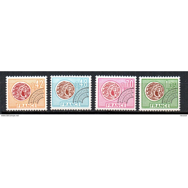 Serie timbres preobliteres n 1347 Francia Serie timbres preobliteres n 1347 Francia