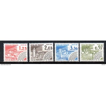 Serie timbres preobliteres  n 1747  Francia