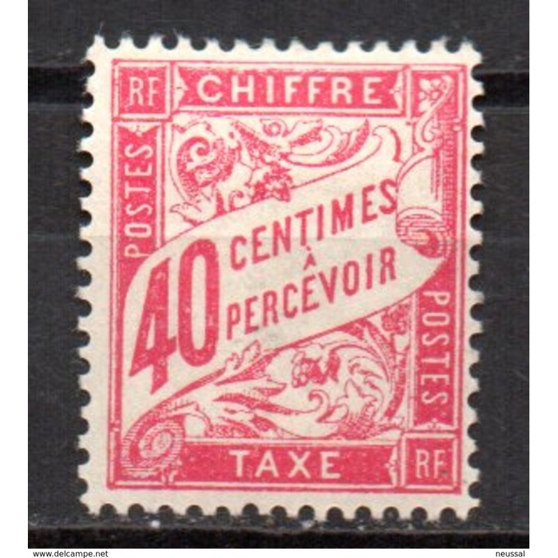 Sello timbres taxe n 35 Francia Sello timbres taxe n 35 Francia