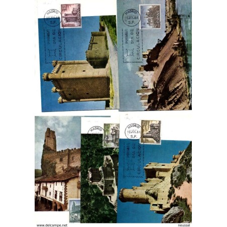 Serie n 188084 castillos  tarjeta maxima