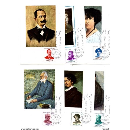 Serie n 199095 literatos españoles  tarjeta maxima