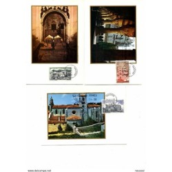 Serie n 24435 monasterio de San Pedro de Cardeña Tarjetas máximas