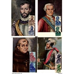 Serie n 152633 Forjadores de America Tarjetas máximas