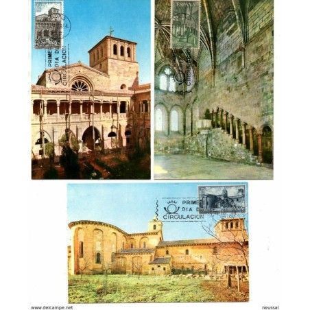 Serie n 15635  monasterio santa maria de huerta tarjetas maximas