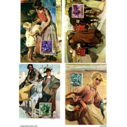 Serie n 156675 joaquin sorolla  tarjetas maximas