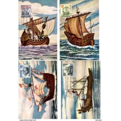 Serie n 1599612 homenaje a la marina  tarjetas maximas