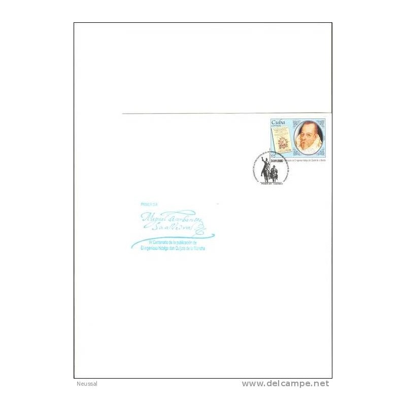 Carta sello miguel de cervantes 2005